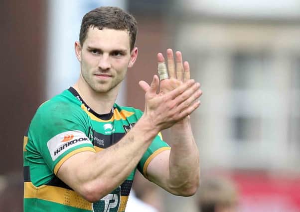 George North could be in Saints' squad for the clash with Bath on Saturday (picture: Sharon Lucey)