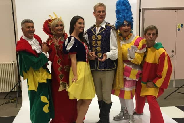 Cast of the pantomime at The Deco in Northampton