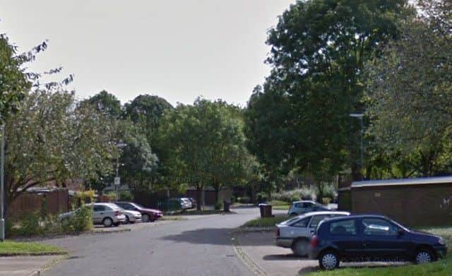 A burst water main has caused water to flood into houses in Lower Meadow Court, Thorplands.
