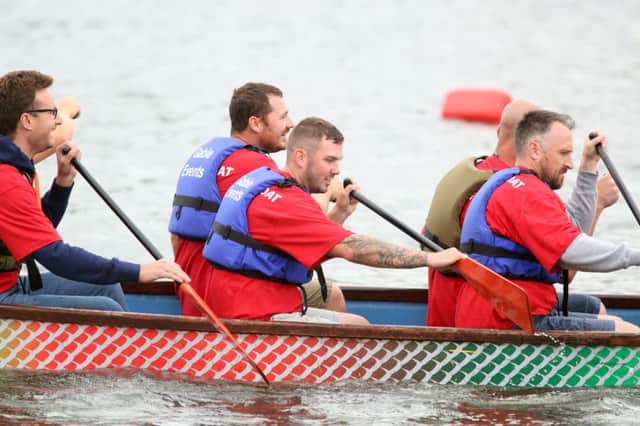 Dragon Boats: Kettering: Rotary Clubs' Dragon Boat Race 2016 for Cransley Hospice and Lakelands Hospice. 

Sunday September 5, 2016 NNL-160409-210844009