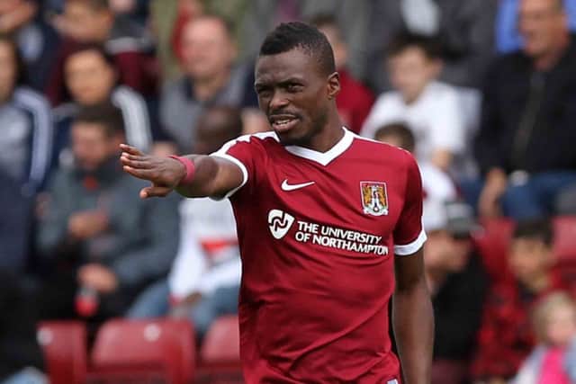 Defender Gabriel Zakuani returns to Sixfields for the visit of Walsall this weekend after helping Congo qualify for the 2017 Africa Cup of Nations