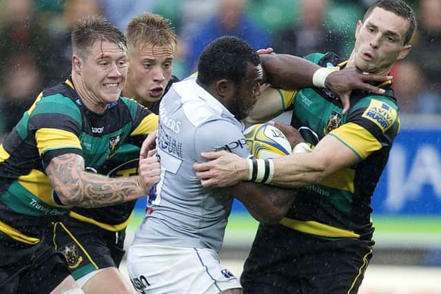 George North (right) will rely on a wildcard to play for Wales (picture: Kirsty Edmonds)