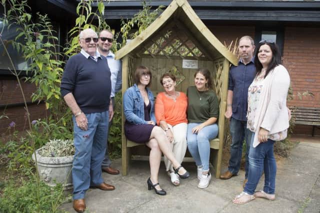 Vincent Lovell Memorial Bench unveiled at NGH NNL-160909-165437009