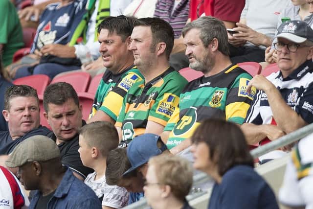 Saints had plenty of support at Ashton Gate
