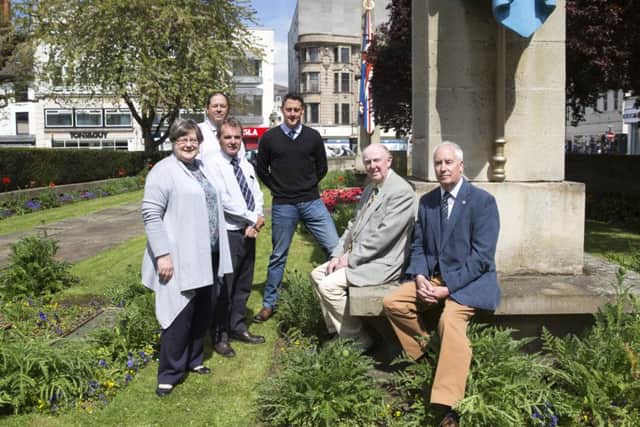 Pictured L-R are: Sue Ousley, Robbie Speirs, Simon Fowler, Matthew Owen, Brian Oldham and Alan Bottwood