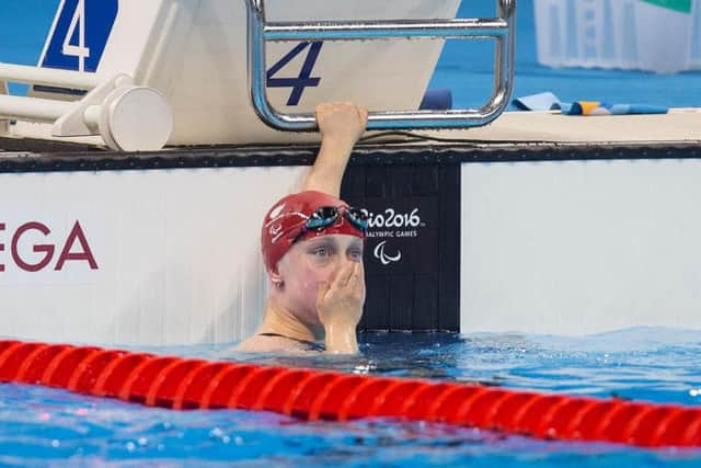 Ellie shocked herself by winning butterfly gold last Friday night.