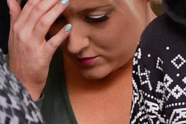 Claire Riley appearing at Northampton Crown Court, May 27, 2016.