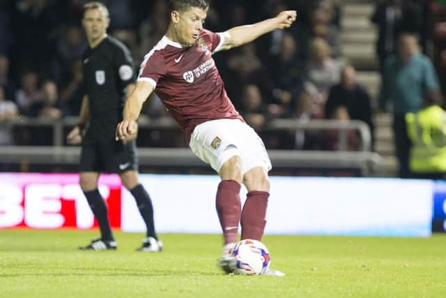 Alex Revell kept his cool from the spot