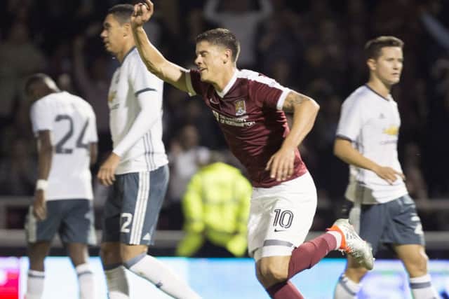 Alex Revell had levelled things up for Cobblers (picture: Kirsty Edmonds)