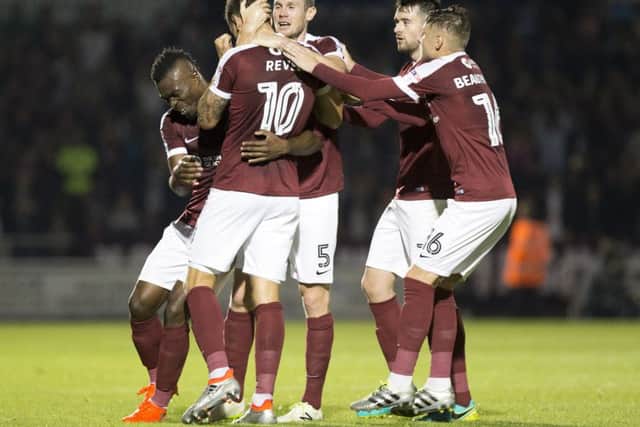 The Cobblers had something to celebrate about at Sixfields