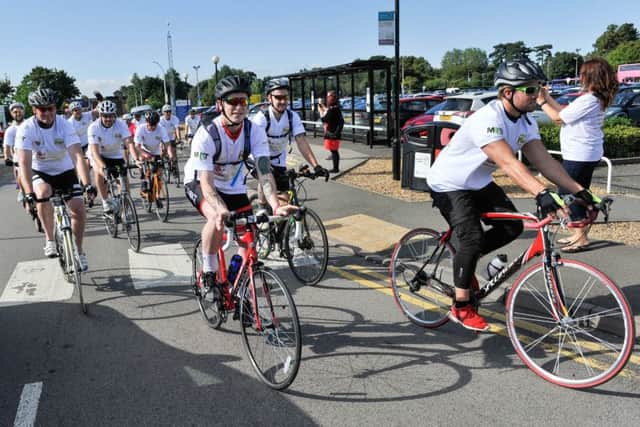 Cyclists from Pidy UK, based in Northampton, made a four-day fundraising trip to Belgium