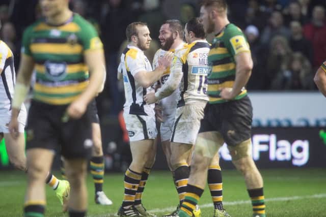 Wasps ran riot during the first half at the Gardens back in January (picture: Kirsty Edmonds)