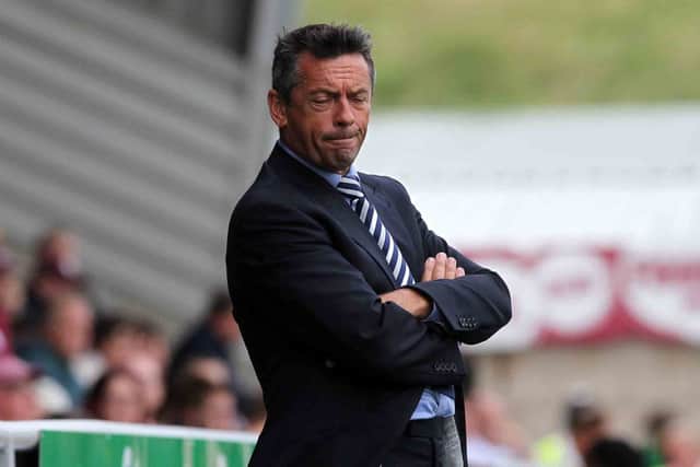 NOT HAPPY: Phil Brown felt poor refereeing decisions cost his side on Saturday. Picture by Sharon Lucey