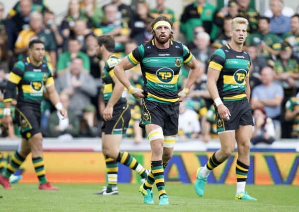 Tom Wood did his best to push Saints past Wasps but the away side won it (pictures: Kirsty Edmonds)