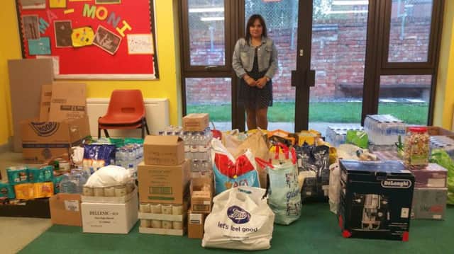 Rufia Ashraf launched a food collection for the Helping Hands charity earlier this month and has received hundreds of items.