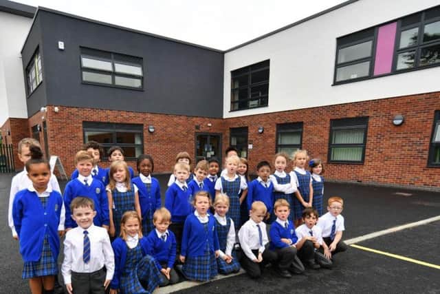 Malcolm Arnold pupils are glad to use their modern new building