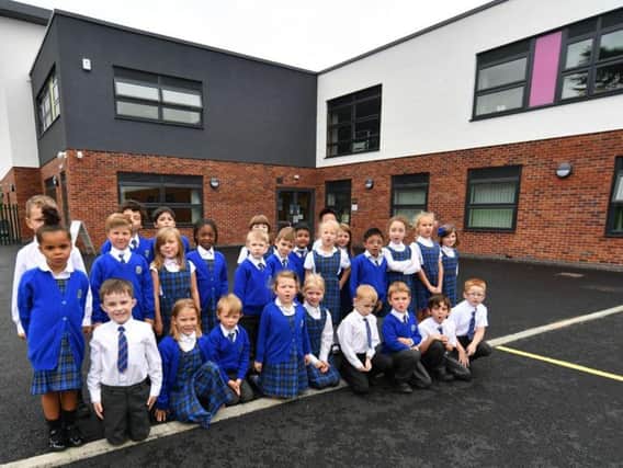 Malcolm Arnold pupils are glad to use their modern new building
