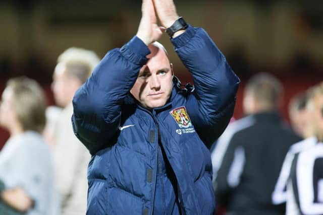 HAPPY MAN - Cobblers boss Rob Page