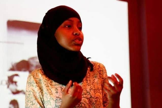 Ikran Abdille has been nominated for a regional art prize for her work looking at her life as a migrant in Northampton.