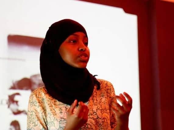Ikran Abdille has been nominated for a regional art prize for her work looking at her life as a migrant in Northampton.