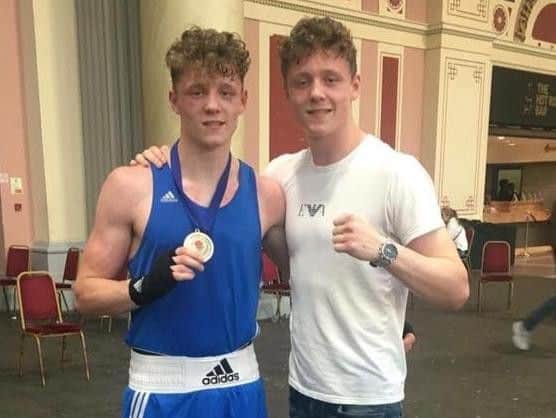 Ben Fail (left), pictured with his brother Carl