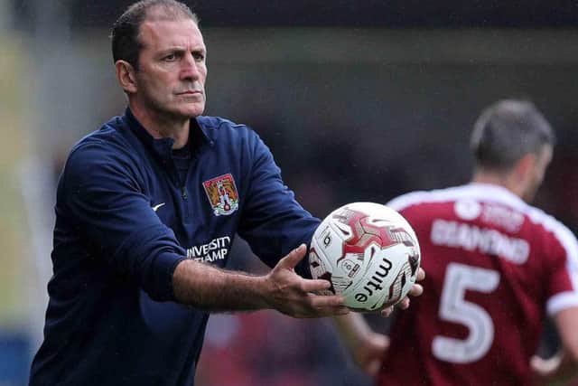 Cobblers assistant manager Paul Wilkinson