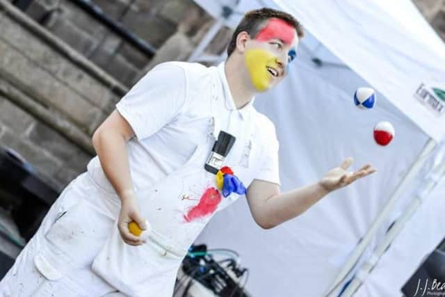 Messy Moss is one of the entertainers in Northampton town centre this weekend