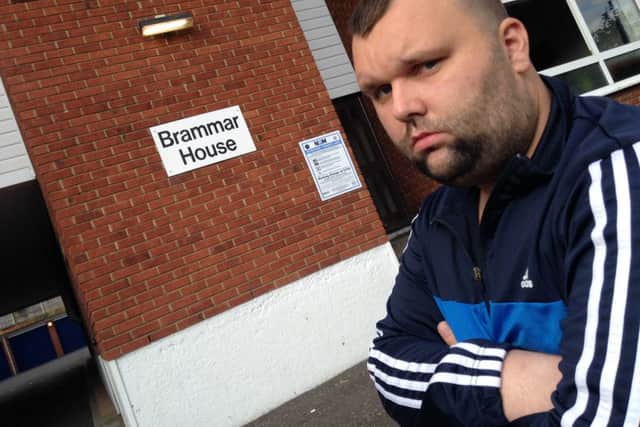 Chris Tero says he cannot stand living in Brammar House because of the anti-social behaviour there. Now he wants his landlords to do something about it.