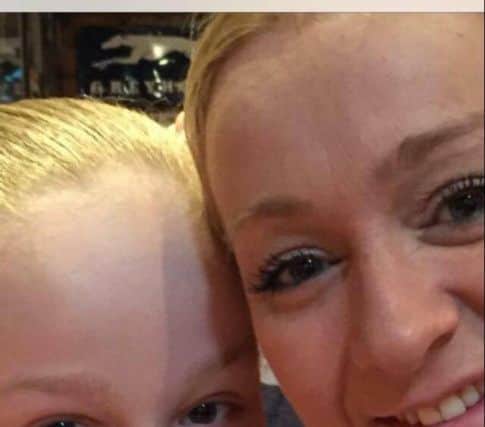 Ellie with mum Emma