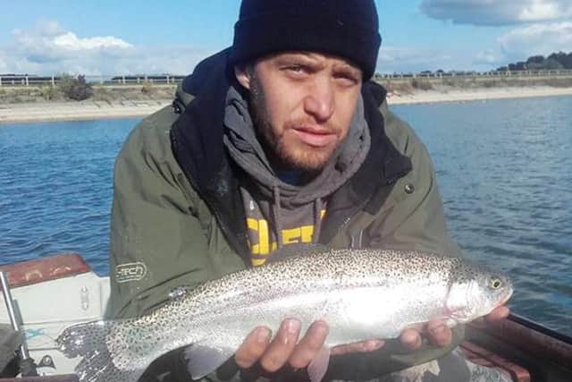 Piker Cliff Parker-Kitchener with his first-ever rainbow