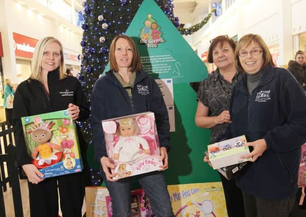 Home-Start runs its giving tree appeal in the Swansgate Shopping Centre in Wellingborough every year to help families in the area