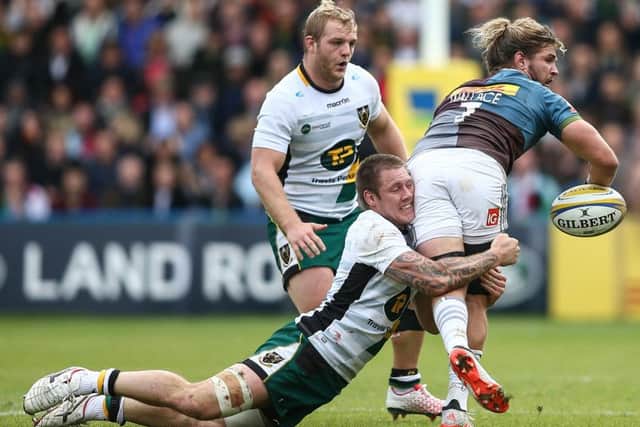 Teimana Harrison got stuck in at The Stoop