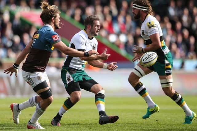 Stephen Myler in action at The Stoop