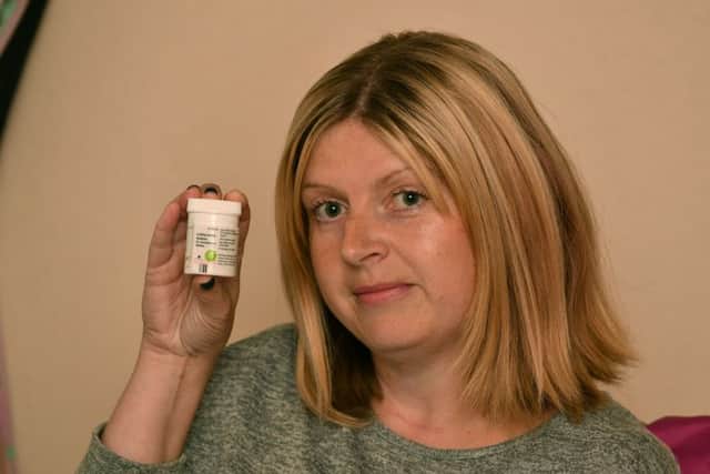 Louise Dunlop of Hartwell can't afford life-saving drugs