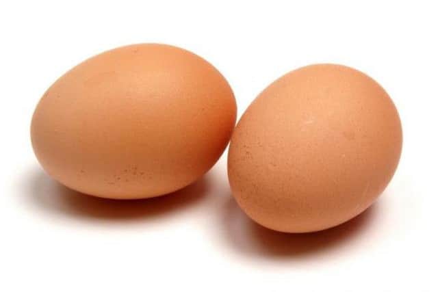 A man tried to hit a cyclist with an egg as he was heading home on his bike in Kettering