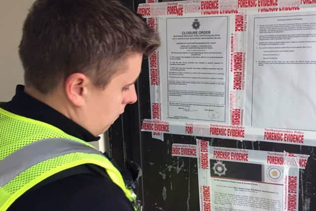 A property in Blackthorn, Northampton has been served with a closure order under the Anti-Social Behaviour Crime and Policing Act 2014.