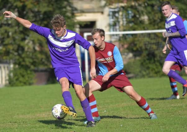 ON THE BALL - action from Albany Athletic versus Northampton Sapphires (Pictures: Dave Ikin)