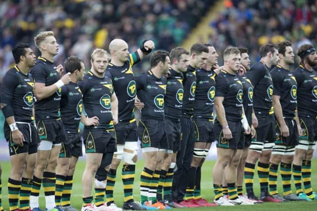 There was a minute's applause for DIckie Jeeps before kick-off