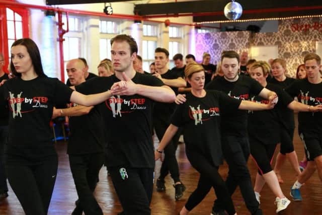 Rehearsals at the Step By Step Dance School in Northampton