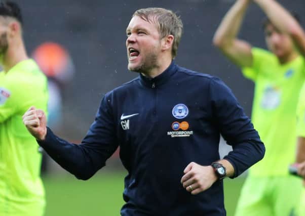 RALLYING CRY - Peterborough United manager Grant McCann