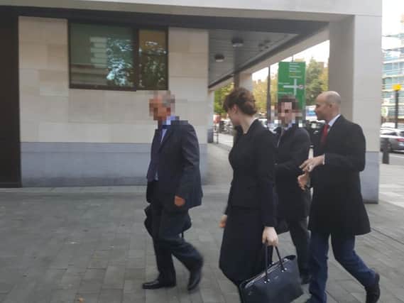Former Northamptonshire Police and Crime Commissioner Adam Simmonds arrives at Westminster Magistrates' Court