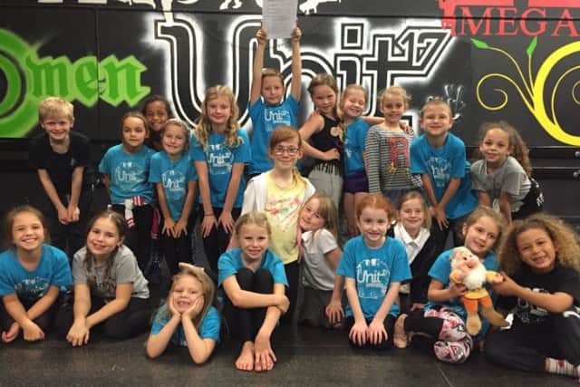 Harvey and his performing arts pals