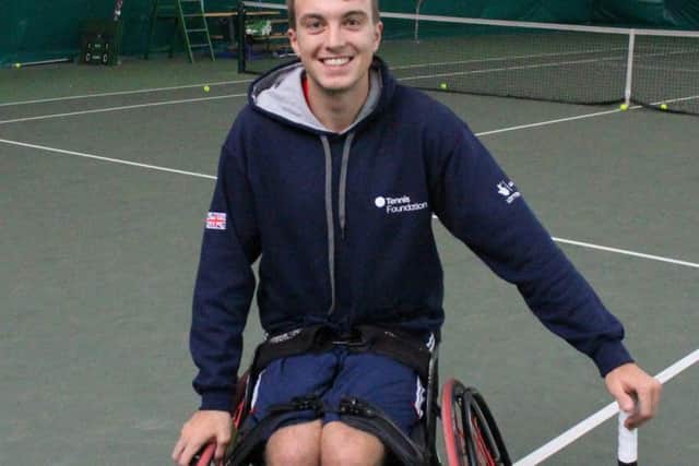 Great Britain Wheelchair Tennis champion Dermot Bailey