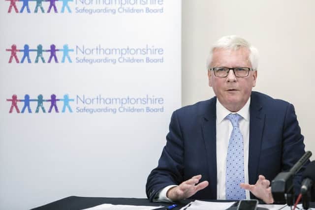 Keith Makin presenting the NSCB report