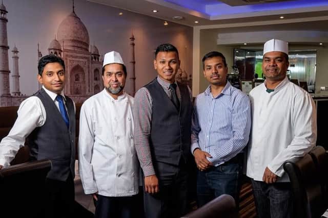 The team at Lasaan Indian Restaurant in Northampton