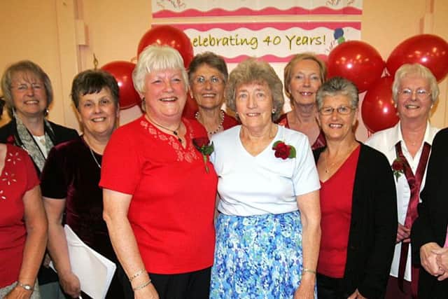 Members of the Duston Sugar and Spice Club celebrating their 40th anniversary in 2007