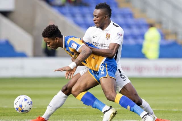 FIT FOR ACTION - Gaby Zakuani has recovered from a head injury suffered at Shrewsbury on Saturday
