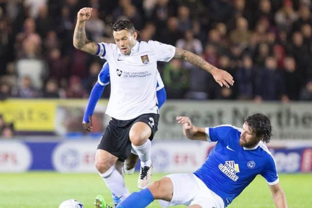 Cobblers striker Marc Richards