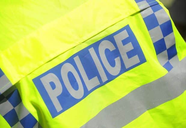 Burglars forced open garage doors at a house in Great Doddington before escaping with power tools