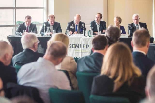 The summit, held at Towcester Racecourse, was organised by South East Midlands Local Enterprise Partnership